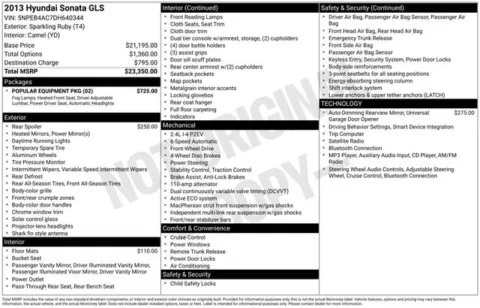 Red 2013 Hyundai Sonata GLS for sale in Frederick, MD