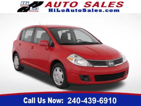 Red 2008 Nissan Versa 1.8 S for sale in Frederick, MD