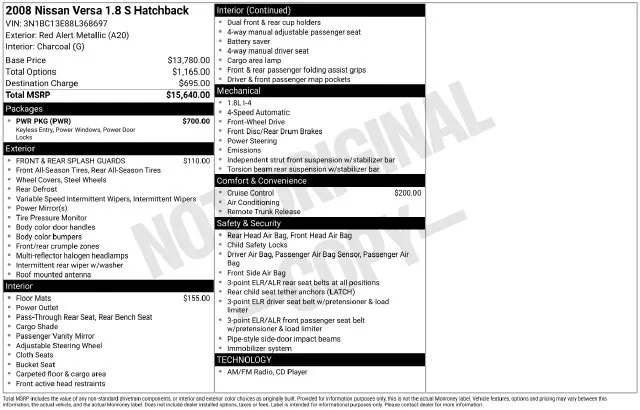 Nissan Versa photo 18