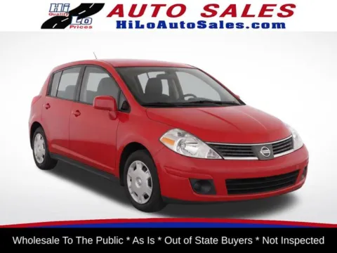 Red 2008 Nissan Versa 1.8 S for sale in Frederick, MD
