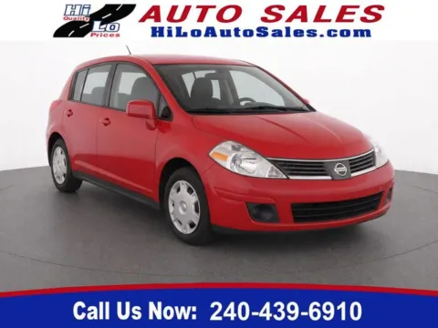 Red 2008 Nissan Versa 1.8 S for sale in Frederick, MD