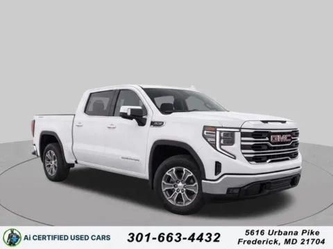 White 2024 GMC Sierra 1500 SLT for sale in Frederick, MD