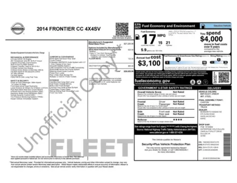 Gray 2014 Nissan Frontier SV for sale in Frederick, MD
