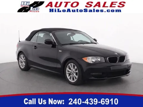 Black 2009 BMW 1 Series 128i for sale in Frederick, MD