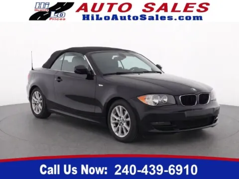 Black 2009 BMW 1 Series 128i for sale in Frederick, MD