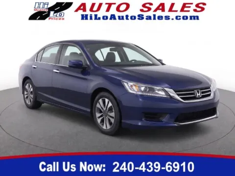 Black 2014 Honda Accord LX for sale in Frederick, MD