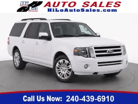 White 2012 Ford Expedition EL Limited for sale in Frederick, MD