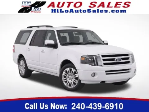 White 2012 Ford Expedition EL Limited for sale in Frederick, MD