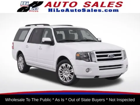 White 2012 Ford Expedition EL Limited for sale in Frederick, MD