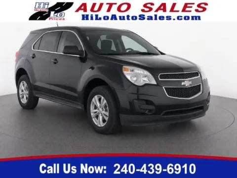 Black 2013 Chevrolet Equinox LS for sale in Frederick, MD
