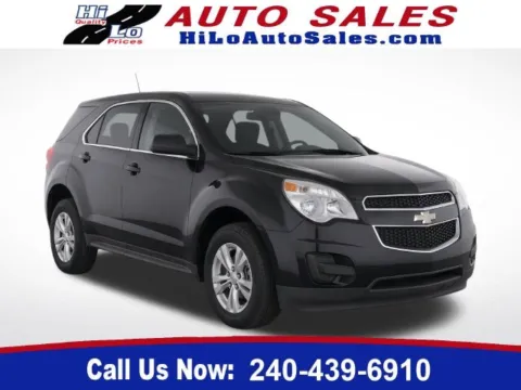 Black 2013 Chevrolet Equinox LS for sale in Frederick, MD