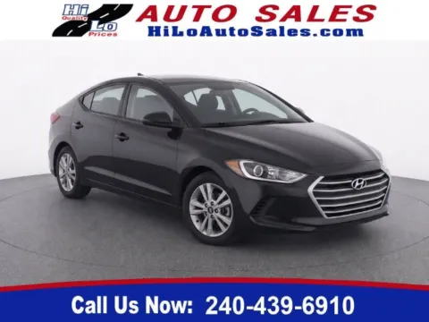 Black 2017 Hyundai Elantra SE for sale in Frederick, MD