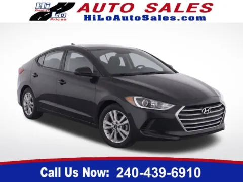 Black 2017 Hyundai Elantra SE for sale in Frederick, MD