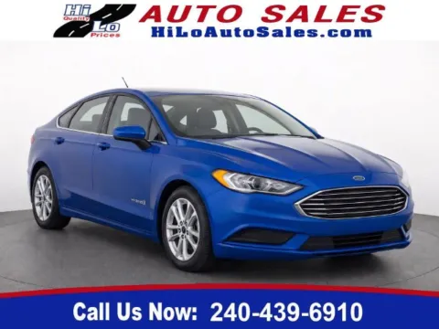 Blue 2018 Ford Fusion Hybrid S for sale in Frederick, MD