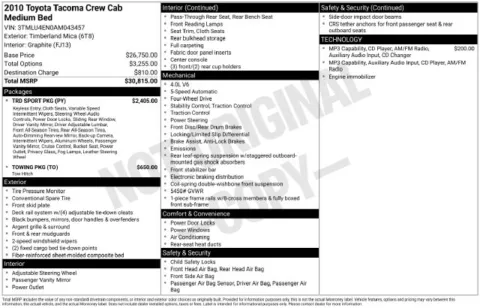 Gray 2010 Toyota Tacoma for sale in Frederick, MD