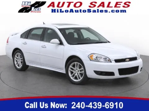 White 2013 Chevrolet Impala LTZ for sale in Frederick, MD