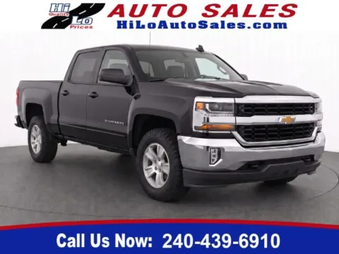 Black 2017 Chevrolet Silverado 1500 LT for sale in Frederick, MD
