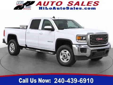 White 2016 GMC Sierra 2500 HD SLE for sale in Frederick, MD