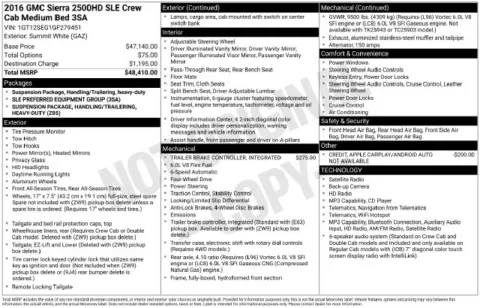 White 2016 GMC Sierra 2500 HD SLE for sale in Frederick, MD