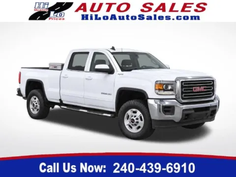 White 2016 GMC Sierra 2500 HD SLE for sale in Frederick, MD