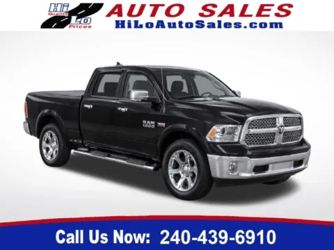 Black 2018 Ram 1500 Laramie for sale in Frederick, MD