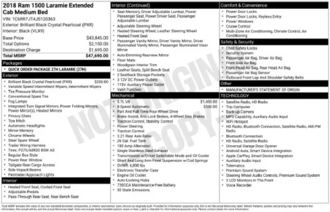 Black 2018 Ram 1500 Laramie for sale in Frederick, MD