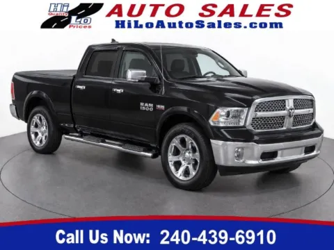Black 2018 Ram 1500 Laramie for sale in Frederick, MD