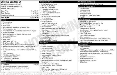 Silver 2021 Kia Sportage LX for sale in Frederick, MD