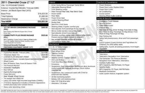Photos of 2011 Chevrolet Cruze 1LT for sale in Frederick, MD at Hi Lo Auto Sales