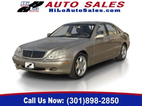 White 2002 Mercedes-Benz S-Class S 500 for sale in Frederick, MD