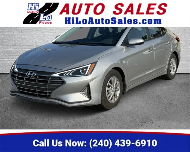 Black 2020 Hyundai Elantra Eco for sale in Frederick, MD