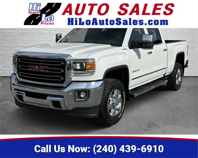 White 2018 GMC Sierra 2500HD SLT for sale in Frederick, MD