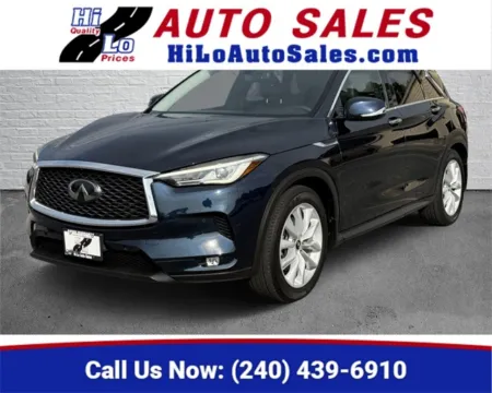 Blue 2019 INFINITI QX50 ESSENTIAL for sale in Frederick, MD