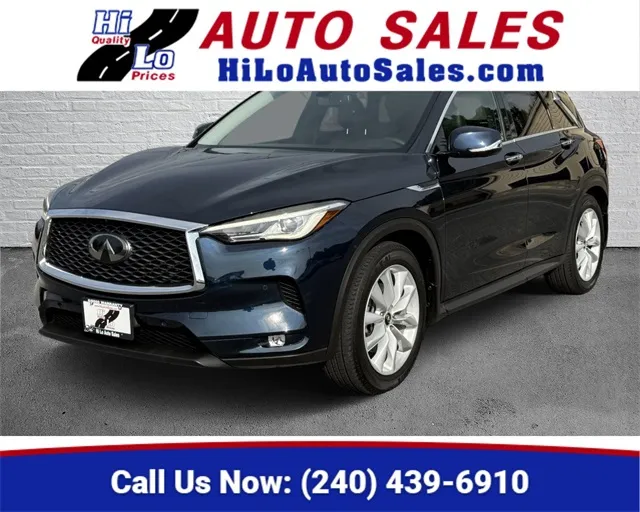Blue 2019 INFINITI QX50 ESSENTIAL for sale in Frederick, MD