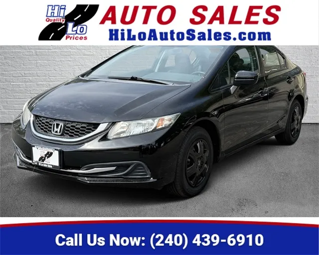 Silver 2015 Honda Civic LX for sale in Frederick, MD