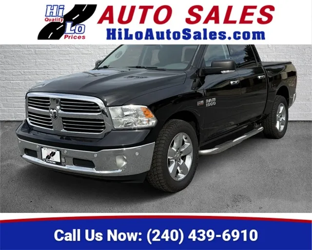 Black 2016 Ram 1500 Big Horn for sale in Frederick, MD