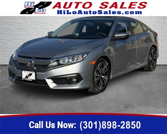 Red 2016 Honda Civic EX-T for sale in Frederick, MD
