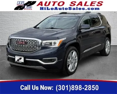 Blue 2018 GMC Acadia Denali for sale in Frederick, MD