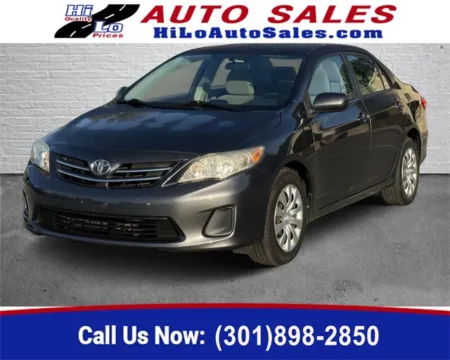 Gray 2013 Toyota Corolla for sale in Frederick, MD