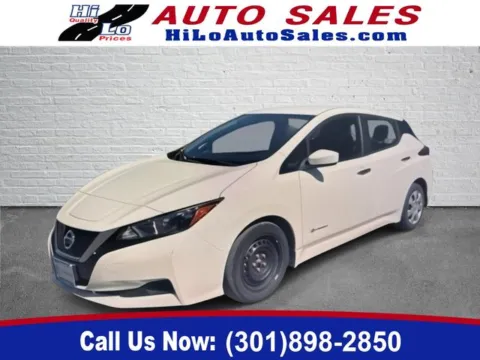 White 2018 Nissan Leaf S for sale in Frederick, MD