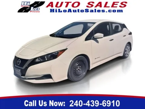 White 2018 Nissan Leaf S for sale in Frederick, MD