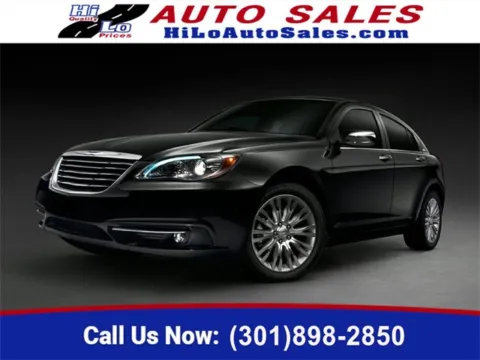 Black 2014 Chrysler 200 Limited for sale in Frederick, MD