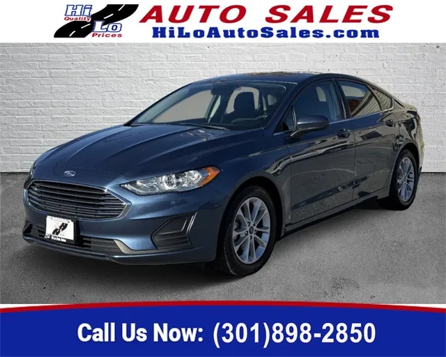 Blue 2019 Ford Fusion SE for sale in Frederick, MD