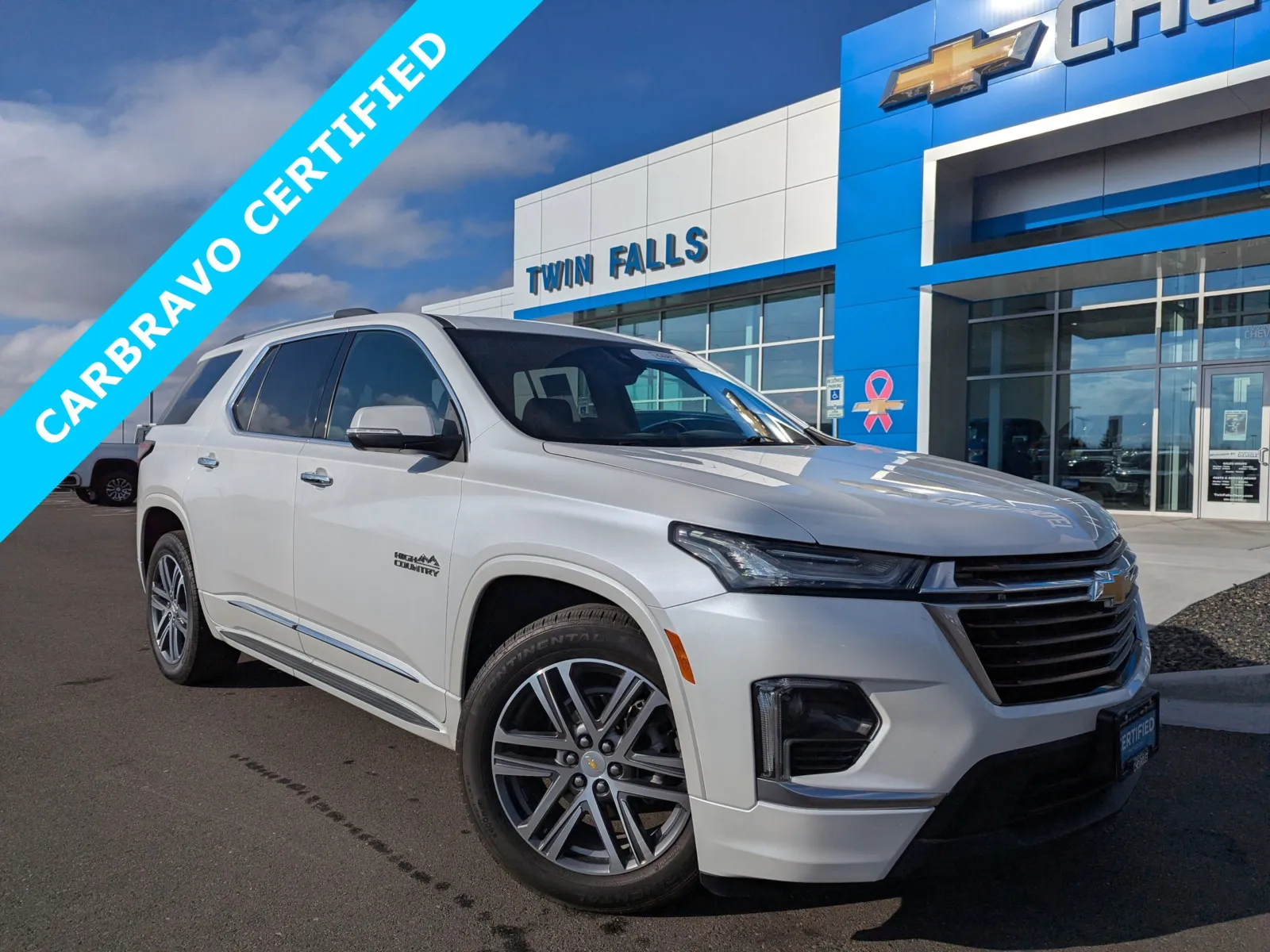 White 2023 Chevrolet Traverse High Country for sale in Twin Falls, ID