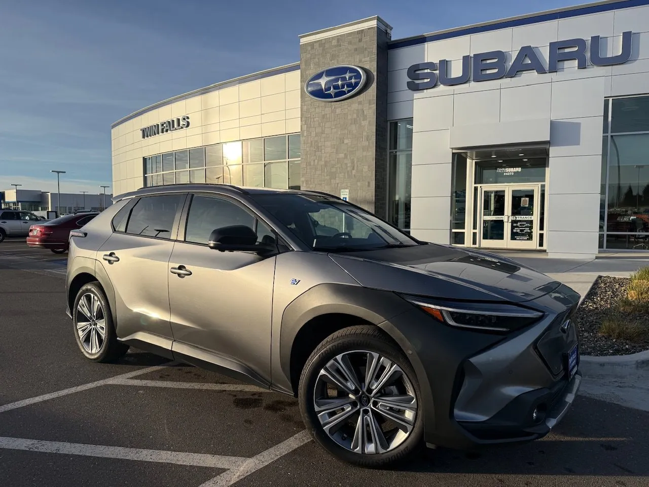 Gray 2024 Subaru Solterra Limited for sale in Twin Falls, ID