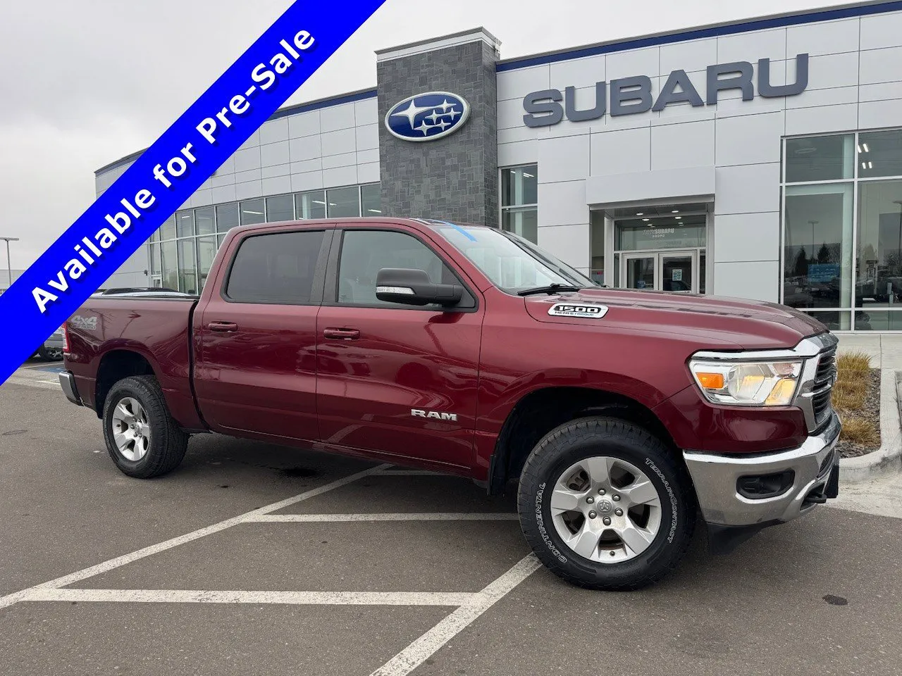 Red 2021 Ram 1500 Big Horn for sale in Twin Falls, ID