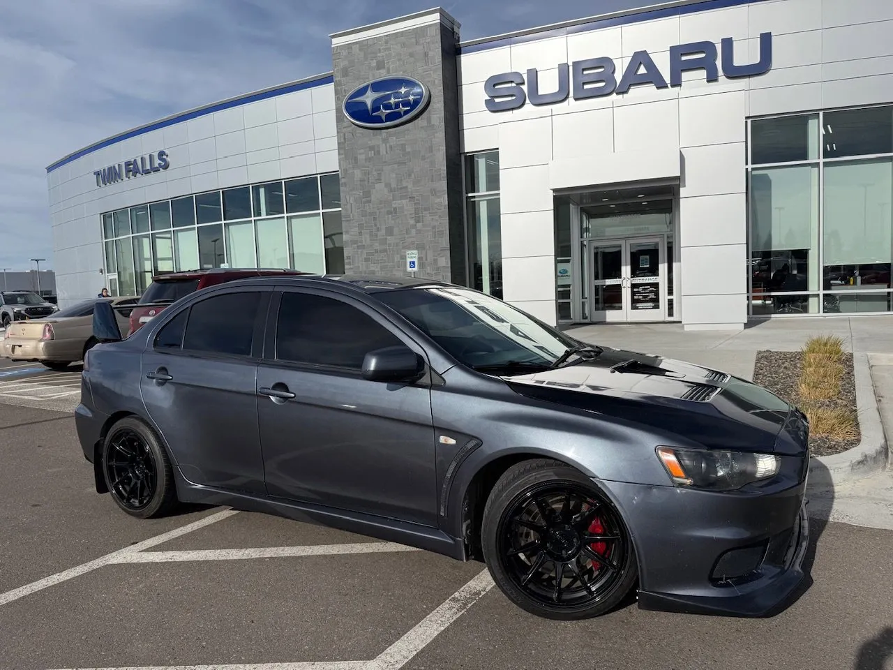 Gray 2008 Mitsubishi Lancer Evolution GSR for sale in Twin Falls, ID