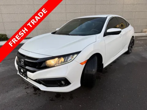 White 2020 Honda Civic Sedan Sport for sale in Twin Falls, ID