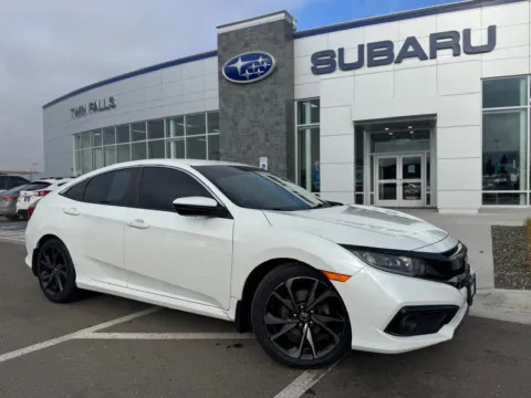 White 2020 Honda Civic Sedan Sport for sale in Twin Falls, ID
