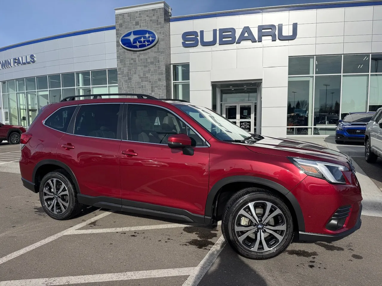 Red 2023 Subaru Forester Limited for sale in Twin Falls, ID